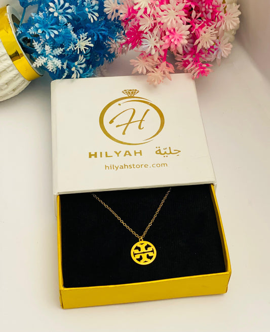 Elegant Gold-Plated Stainless Steel Necklace by Hilyah